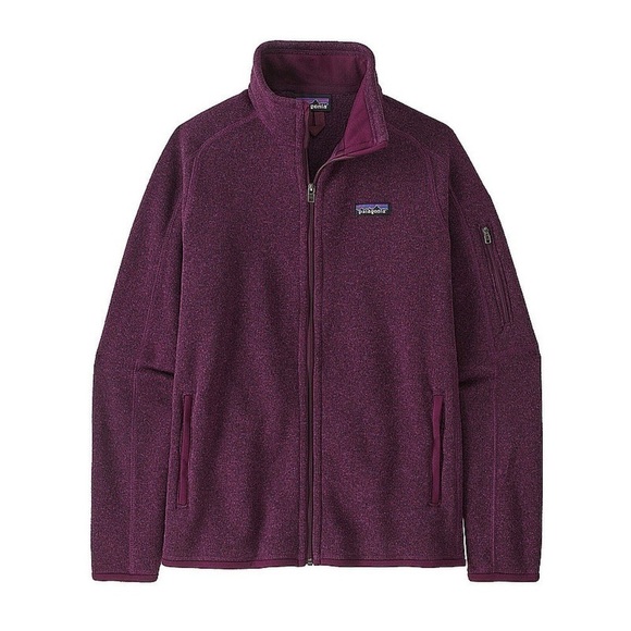 2020 Patagonia Better Sweater Full Zip Fleece Jacket Small Burgandy - Picture 1 of 11